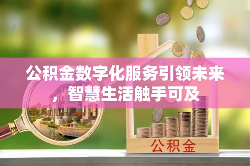 开阳公积金数字化服务引领未来，智慧生活触手可及