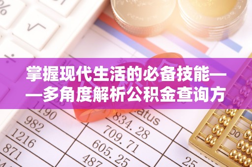 开阳掌握现代生活的必备技能——多角度解析公积金查询方式