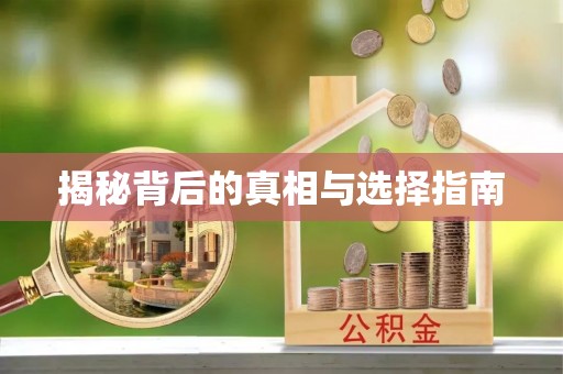 开阳揭秘背后的真相与选择指南