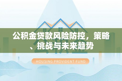 开阳公积金贷款风险防控，策略、挑战与未来趋势