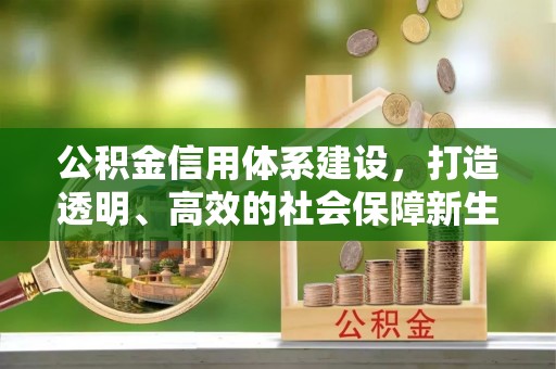 开阳公积金信用体系建设，打造透明、高效的社会保障新生态