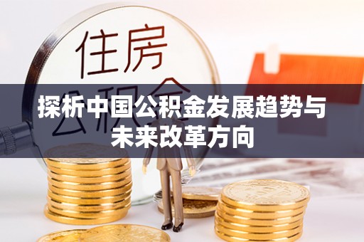 开阳探析中国公积金发展趋势与未来改革方向