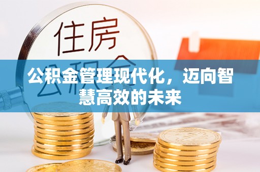 开阳公积金管理现代化，迈向智慧高效的未来