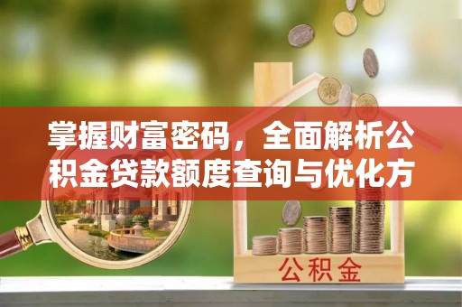 开阳掌握财富密码，全面解析公积金贷款额度查询与优化方案