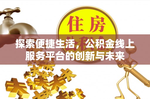 开阳探索便捷生活，公积金线上服务平台的创新与未来