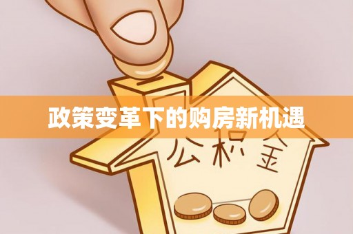 开阳政策变革下的购房新机遇