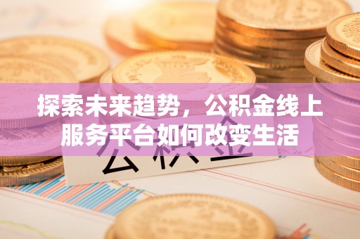 开阳探索未来趋势，公积金线上服务平台如何改变生活