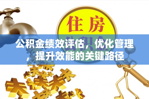 开阳公积金绩效评估，优化管理，提升效能的关键路径