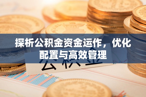 开阳探析公积金资金运作，优化配置与高效管理