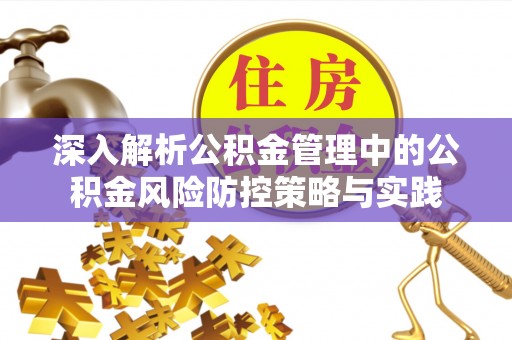 开阳深入解析公积金管理中的公积金风险防控策略与实践
