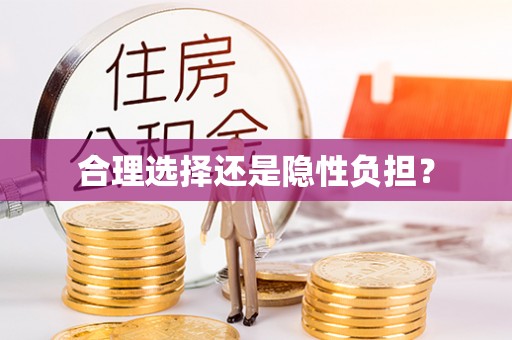 开阳合理选择还是隐性负担？