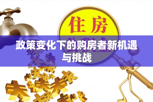 开阳政策变化下的购房者新机遇与挑战