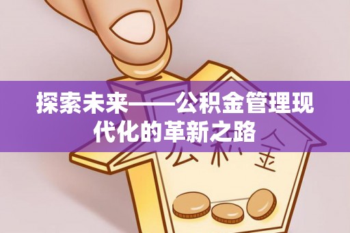 开阳探索未来——公积金管理现代化的革新之路
