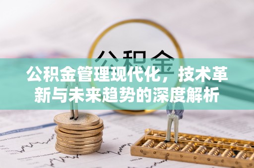 开阳公积金管理现代化，技术革新与未来趋势的深度解析